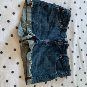 Jean shorts - stretchy and flattering